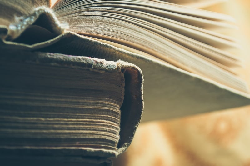 Old Books in Library